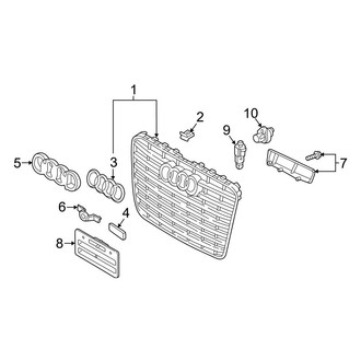 Audi OE - Grille & Components (Plus)