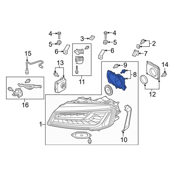 Headlight Bulb Cap