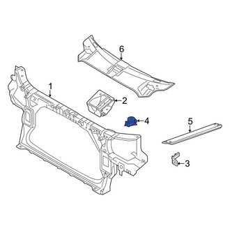 Audi OE - Front Radiator Spacer