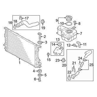 Audi OE - Cooling - Radiator & Components (4.2L)