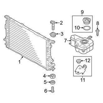 Audi OE - Cooling - Radiator & Components (Primary), (3.0L)