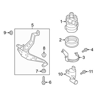 Audi OE - Cooling - Water Pump (Auxiliary), (3.0L Gas)