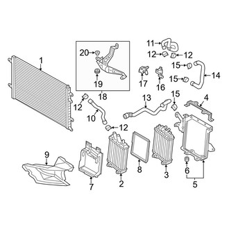 Audi OE - Cooling - Radiator & Components (Auxiliary), (Base)