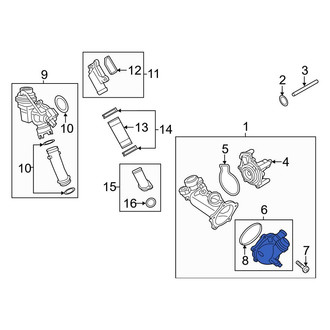 Audi OE - Engine Coolant Thermostat Kit