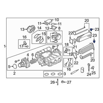Audi OE - Intercooler Drain Plug