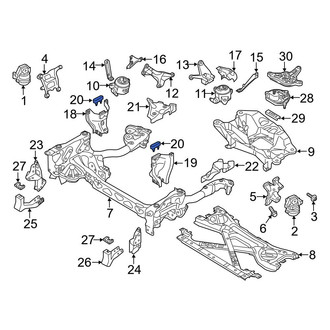Audi OE - Engine Mount Isolator