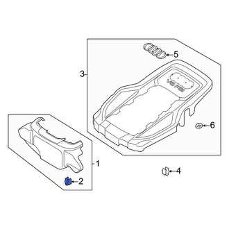 Audi OE - Front Engine Cover Clip