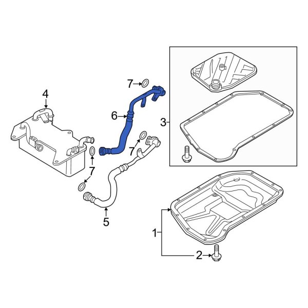 Automatic Transmission Oil Cooler Hose Assembly