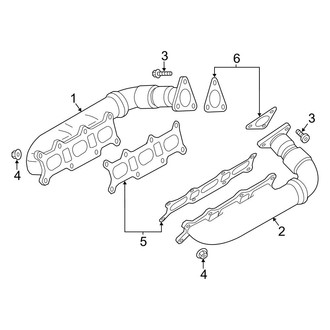 Audi OE - Exhaust System - Exhaust Manifold (L TDI)