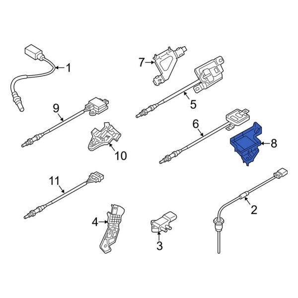 Nitrogen Oxide (NOx) Sensor Bracket