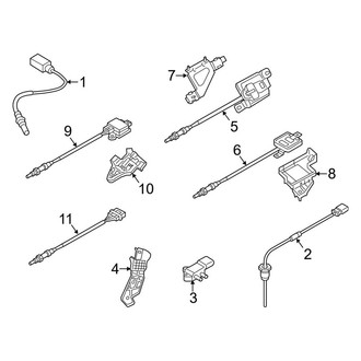 Audi OE - Emission System - Emission Components (Sensors), (L TDI)