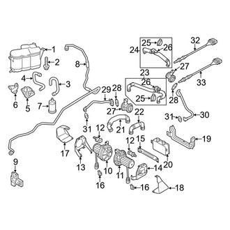 Audi OE - Emission System - Emission Components (6.3L)