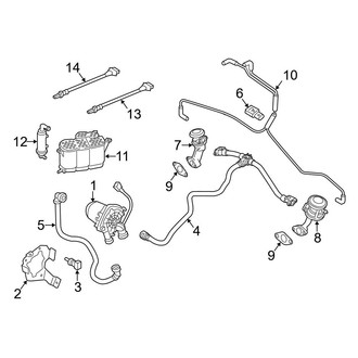 Audi OE - Emission System - Emission Components (3.0L Gas)