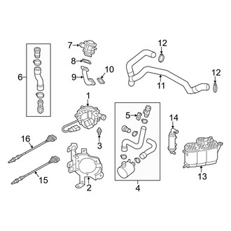 Audi OE - Emission System - Emission Components (L 4.0L)