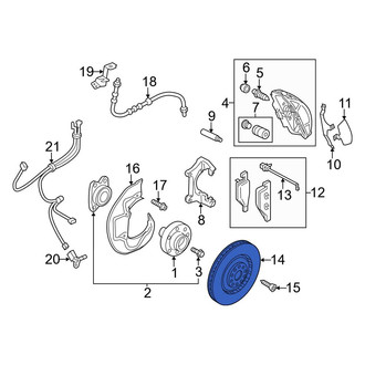 Audi OE - Front Disc Brake Rotor