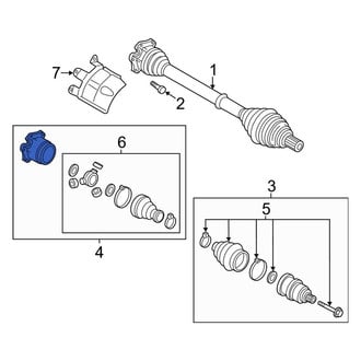 Audi OE - Front Inner CV Joint Kit