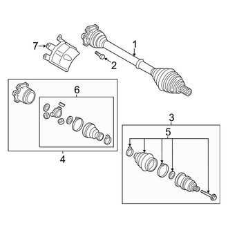 Audi OE - Front Suspension - Drive Axles (Base / L)