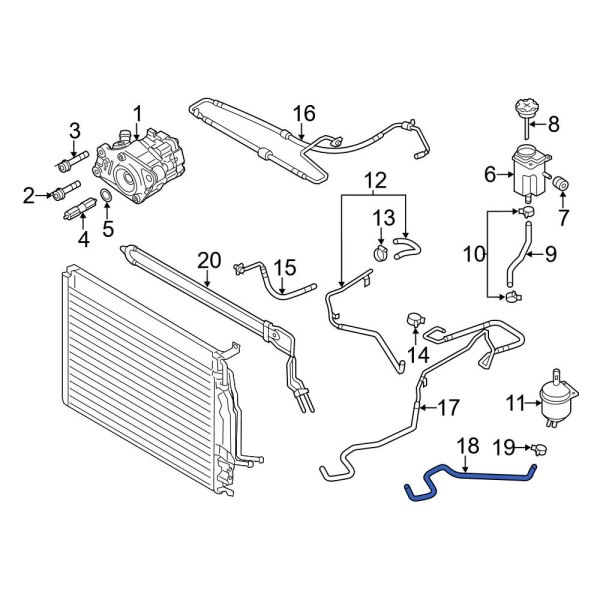 Power Steering Return Hose