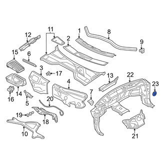 Audi OE - Sound Absorber Clip
