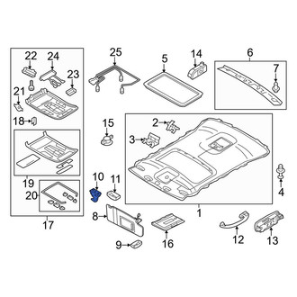 Audi OE - Sun Visor Holder