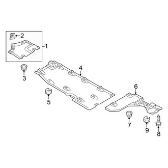 Audi OE - Pillars, Rocker & Floor - Splash Shields