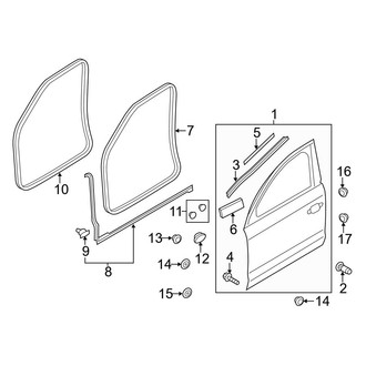 Audi OE - Front Door - Door & Components