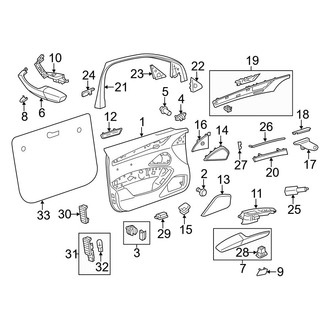 Audi OE - Front Door - Interior Trim (Trim & Components)