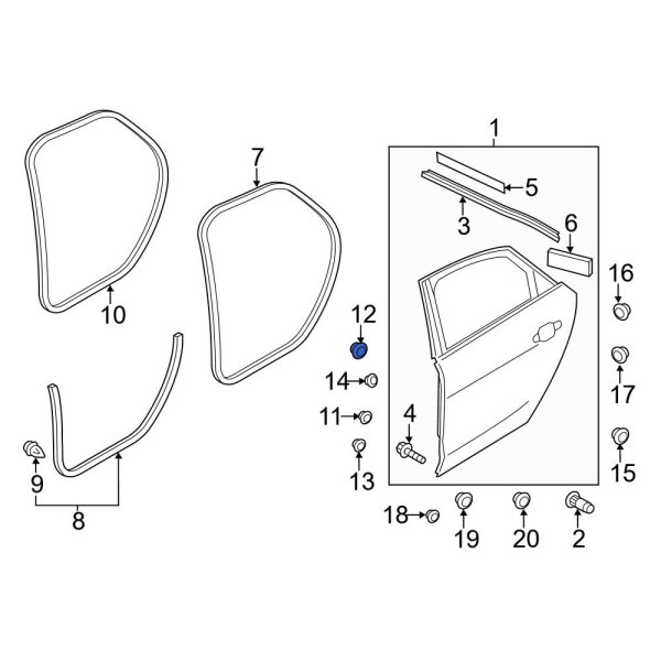 Door Shell Grommet