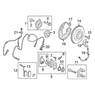 Audi OE - Rear Suspension - Brake Components (330 x 22 mm)