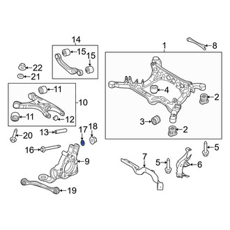 Audi OE - Rear Upper Suspension Control Arm Washer