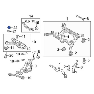 Audi OE - Suspension Control Arm Nut