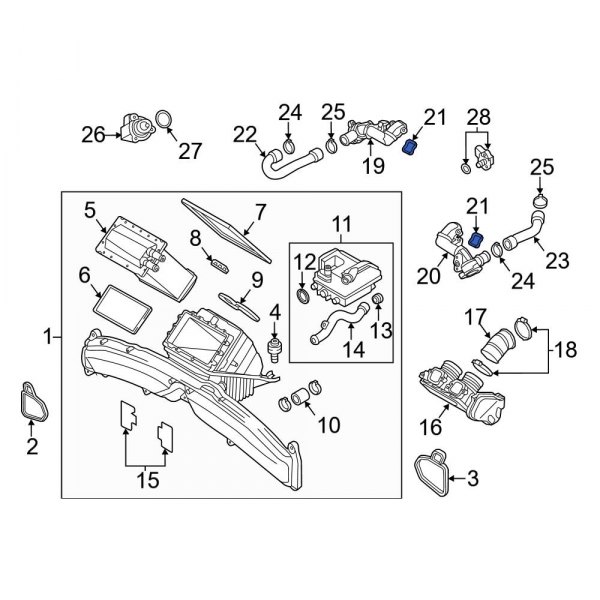 Intercooler Tube Seal