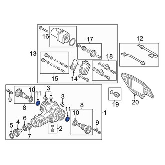 Audi OE - CV Axle Shaft Seal