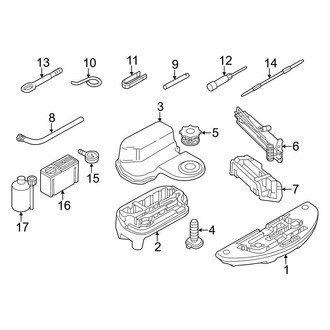 Audi OE - Rear Body & Floor - Jack & Components