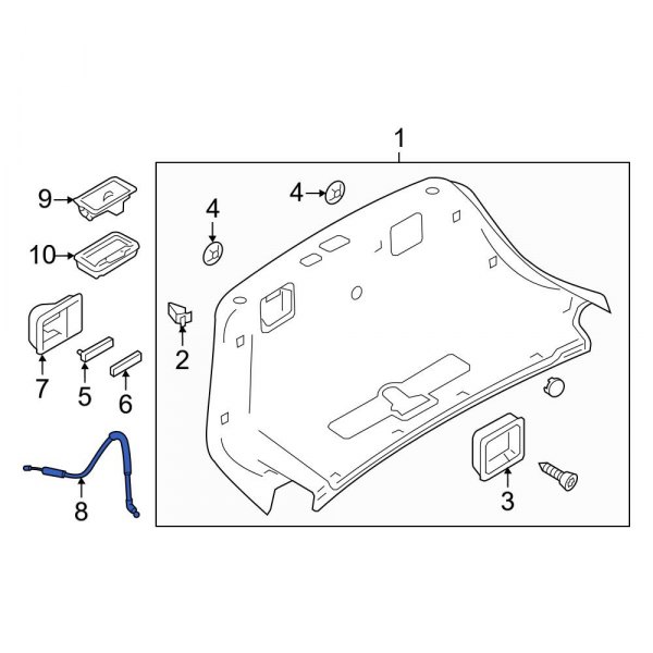 Deck Lid Release Cable