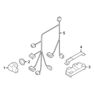 Audi OE - Rear Bumper - Bumper & Components (Electrical Components)