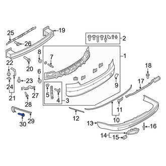 Audi OE - Floor Pan Splash Shield Bolt