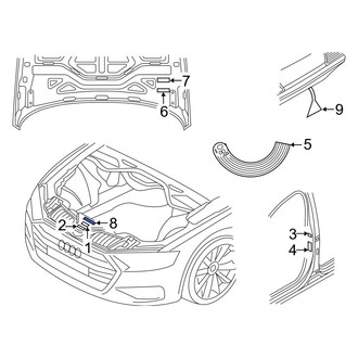 Audi OE - Air Bag Information Label