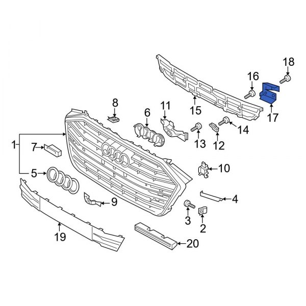 Radiator Support Air Duct