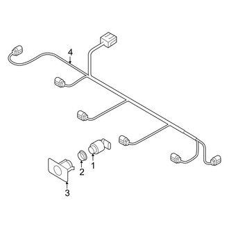 Audi OE - Front Bumper - Electrical Components (Park Sensors)