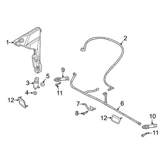 Audi OE - Front Lamps - Washer Components
