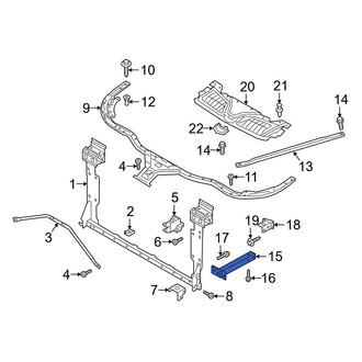 Audi OE - Front Left Frame Rail End