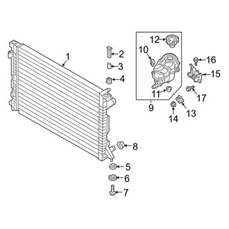 Audi OE - Cooling - Radiator & Components (3.0L)