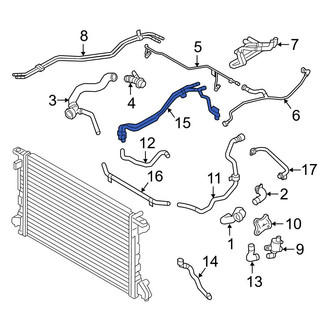 Audi OE - Engine Coolant Pipe