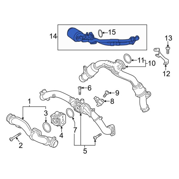 Turbocharger Outlet Tube