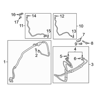 Audi OE - Air Conditioner & Heater - Rear A/C Lines