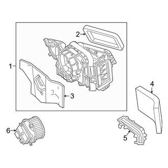 Audi OE - Air Conditioner & Heater - Blower Motor & Fan (Front)