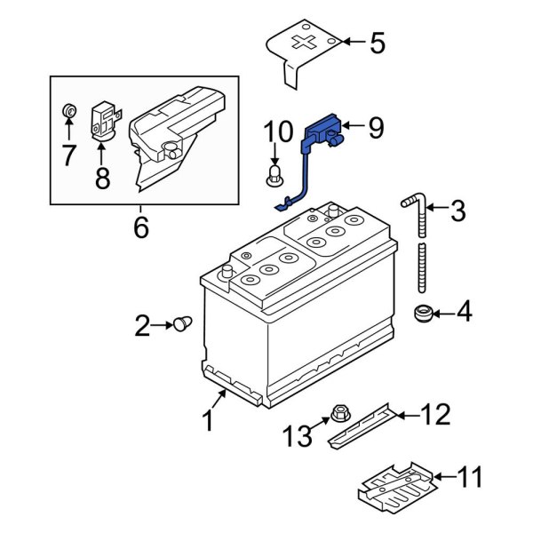 Audi OE 4N0915181B Battery Control Module