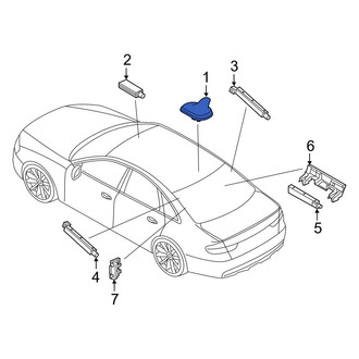 Audi OE - Radio Antenna Assembly