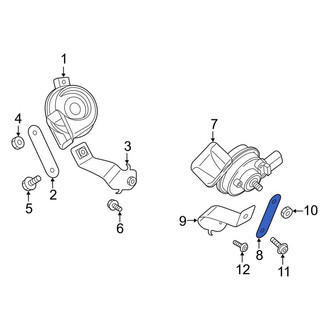 Audi OE - Upper Horn Bracket